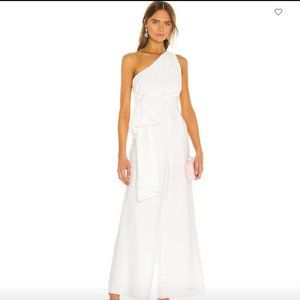 C/MEO COLLECTIVE Meaningful Jumpsuit White XS NWT
